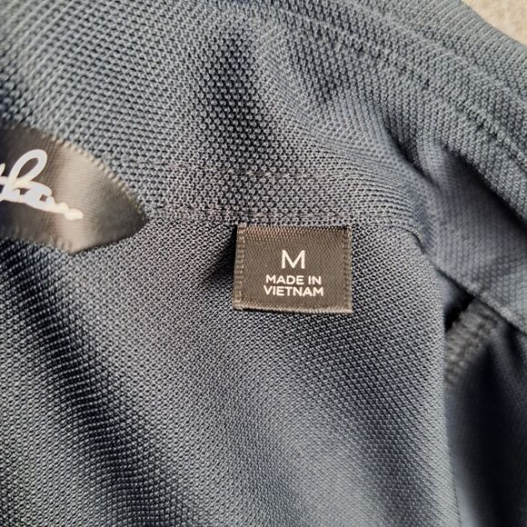 Travis Mathew Polo Shirt Mens XL Black Gray Golf Pima Cotton Blend Short Sleeve - Picture 4 of 12